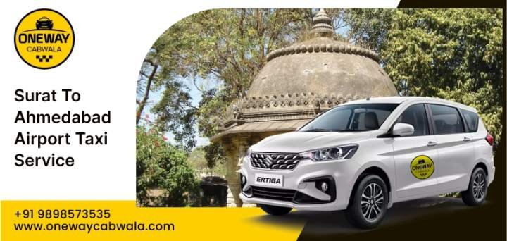 Surat to Ahmedabad Airport cab